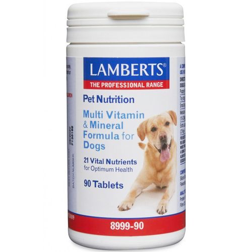 Lamberts Pet Nutrition Multi Vitamin & Mineral for Dogs Tablets Pack of 90
