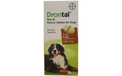 Drontal Plus XL Tablets for Dogs Pack of 8