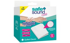 Safe & Sound Quilted Gauze Pads Pack of 10