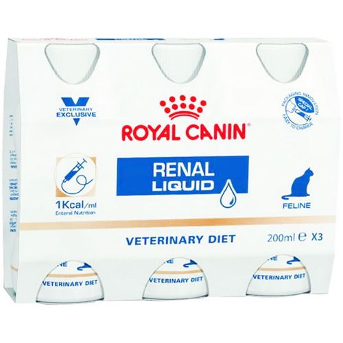 Royal Canin Renal Liquid for Cats 200ml Pack of 3
