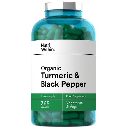 Nutri Within Turmeric & Black Pepper Capsules Pack of 365