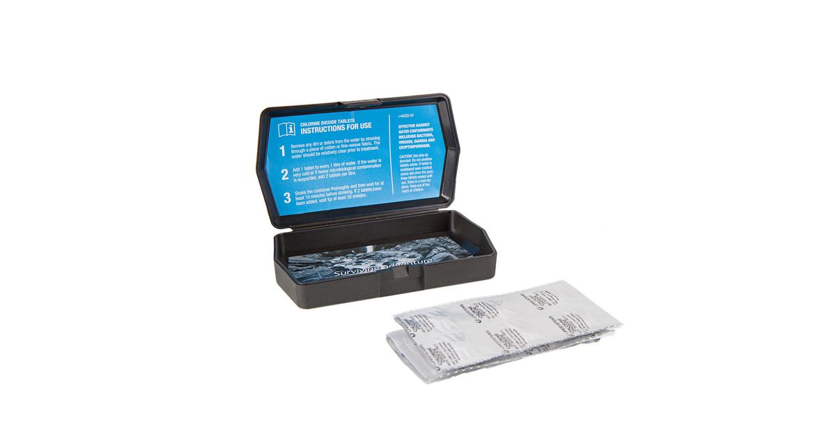 Lifesystems Chlorine Dioxide Water Purification Tablets Pack of 30