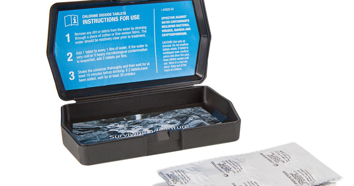 Lifesystems Chlorine Dioxide Water Purification Tablets Pack of 30