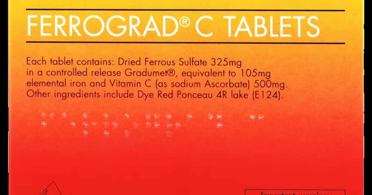 Ferrograd C Filmtabs Blister Pack of 30