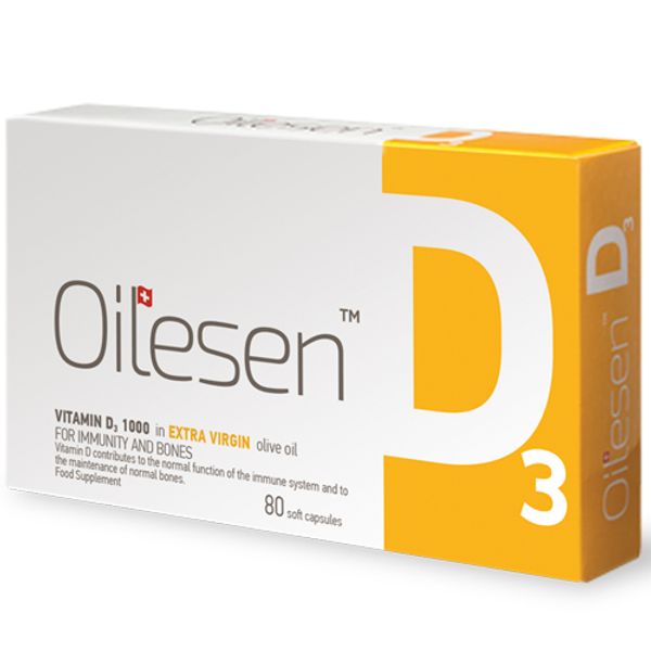 Oilesen Vitamin D3 Soft Capsules Pack of 80