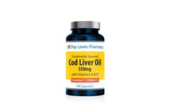 Day Lewis Cod Liver Oil 550mg Capsules Pack of 90