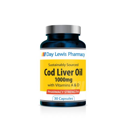 Day Lewis Cod Liver Oil 1000mg Capsules Pack of 30