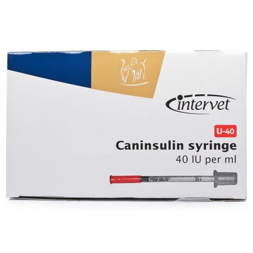 Caninsulin Syringe 0.5ml x 30 40iu/ml