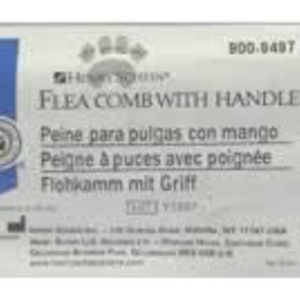 Henry Schein Flea Comb with Handle
